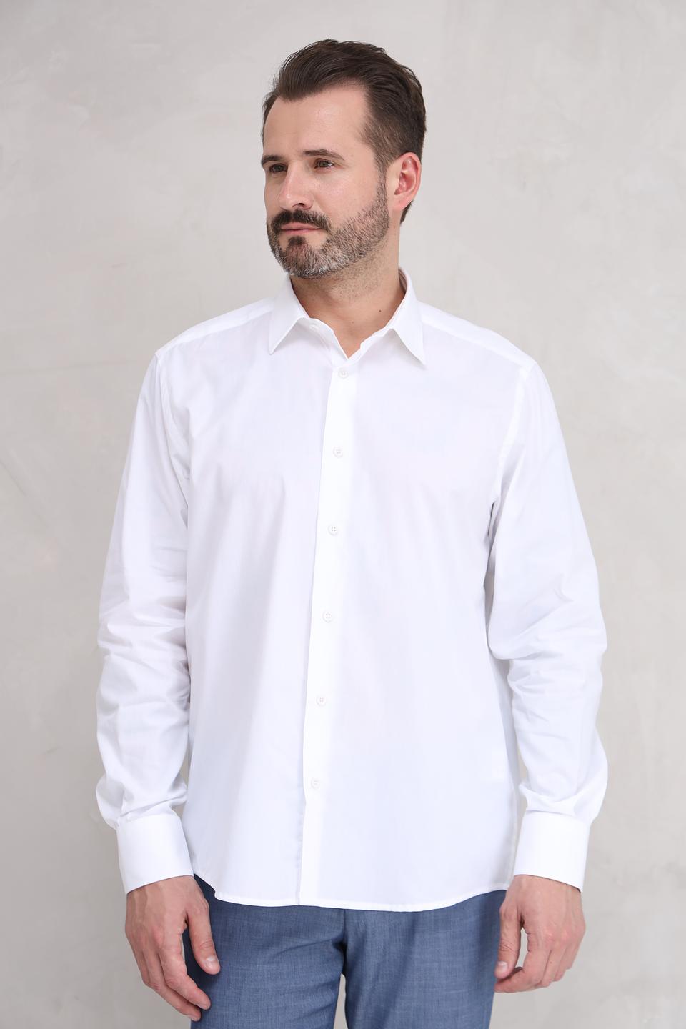 Рубашка Sea Barrier белая с длинным рукавом