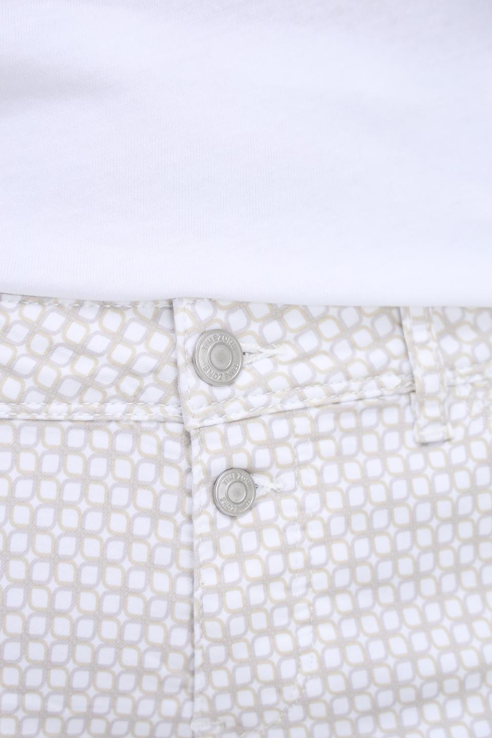 Шорты Time Zone в клетку бежевые