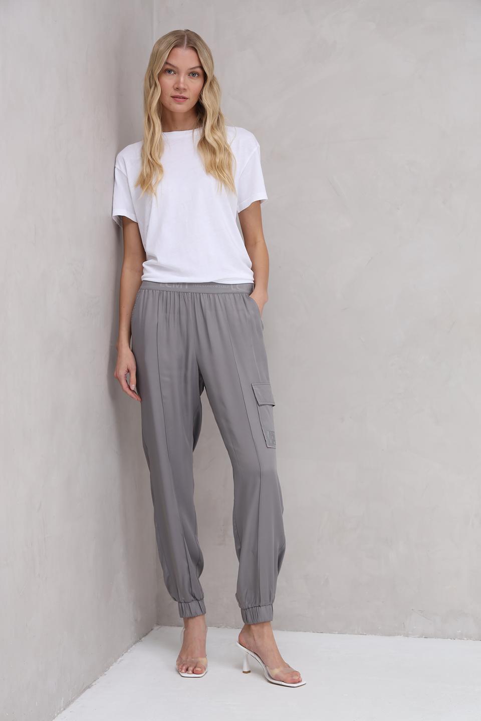 Брюки Lecomte серые с карманами