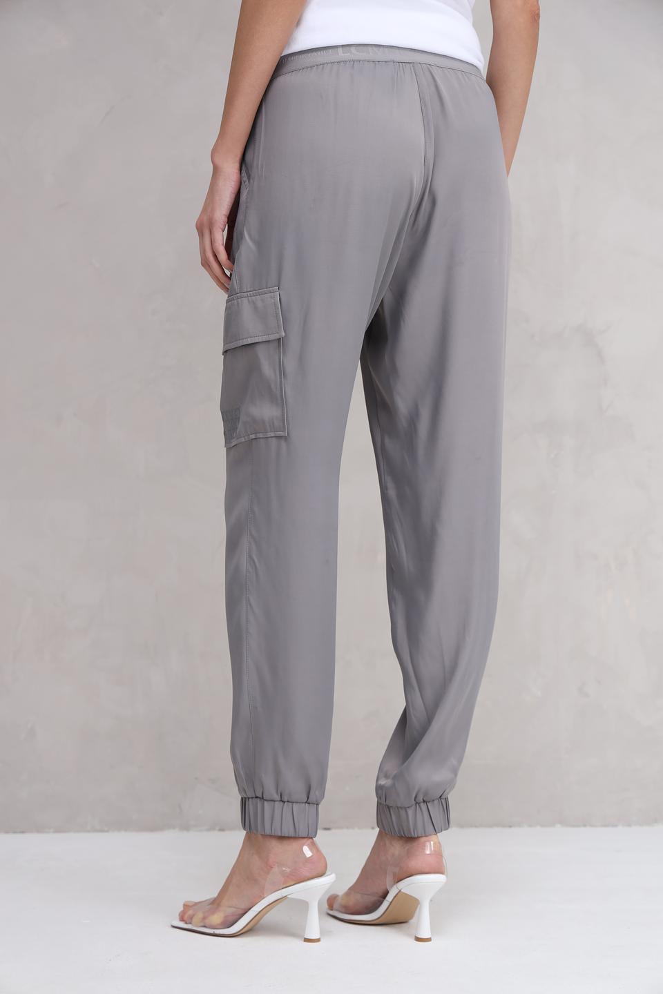 Брюки Lecomte серые с карманами