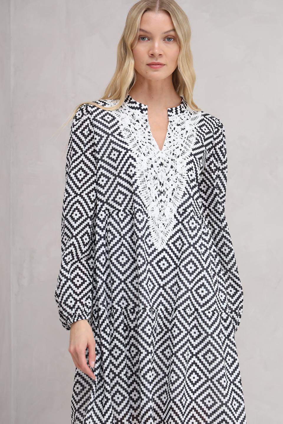 Платье Marc Aurel в ромбик