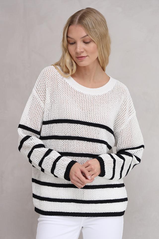 Пуловер Marc Aurel в полоску