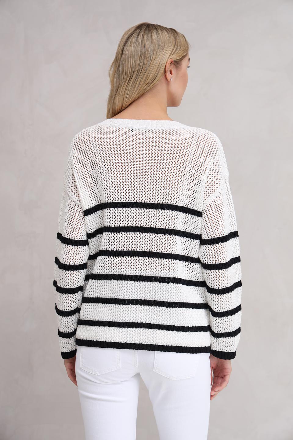 Пуловер Marc Aurel в полоску