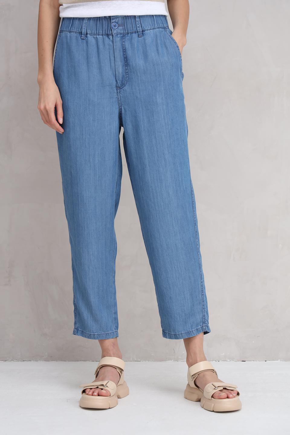 Брюки кюлоты Marc Aurel голубые