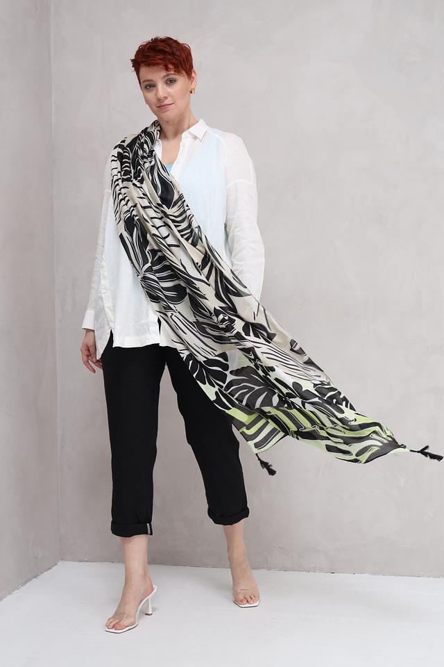 Платок Olsen с тропическим принтом