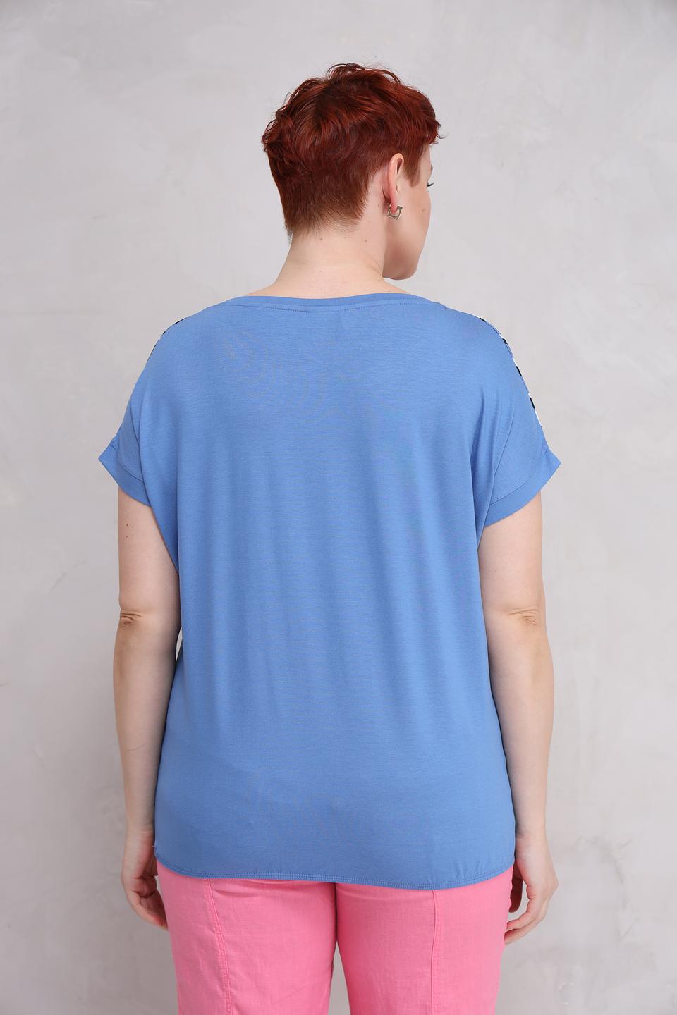 Футболка Lebek с принтом зебра