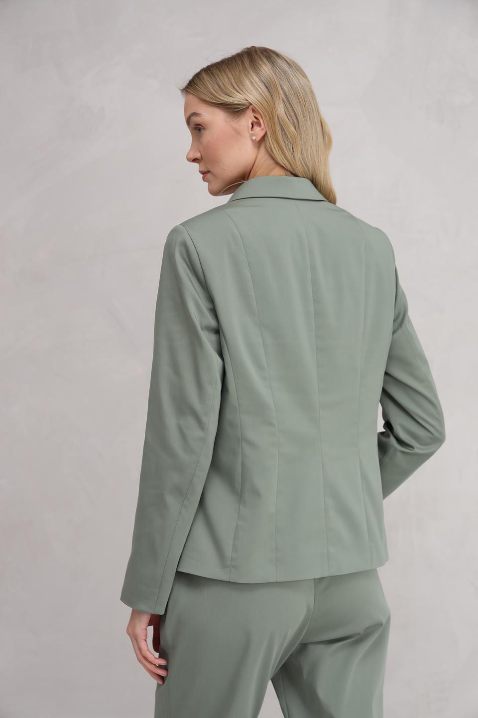 Жакет Bianca приталенный оливковый