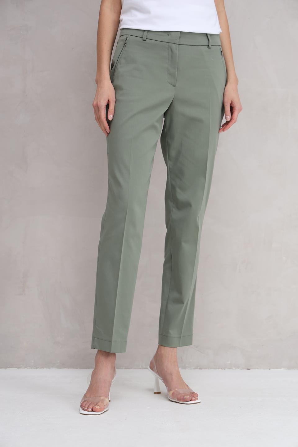 Брюки классические Bianca хаки