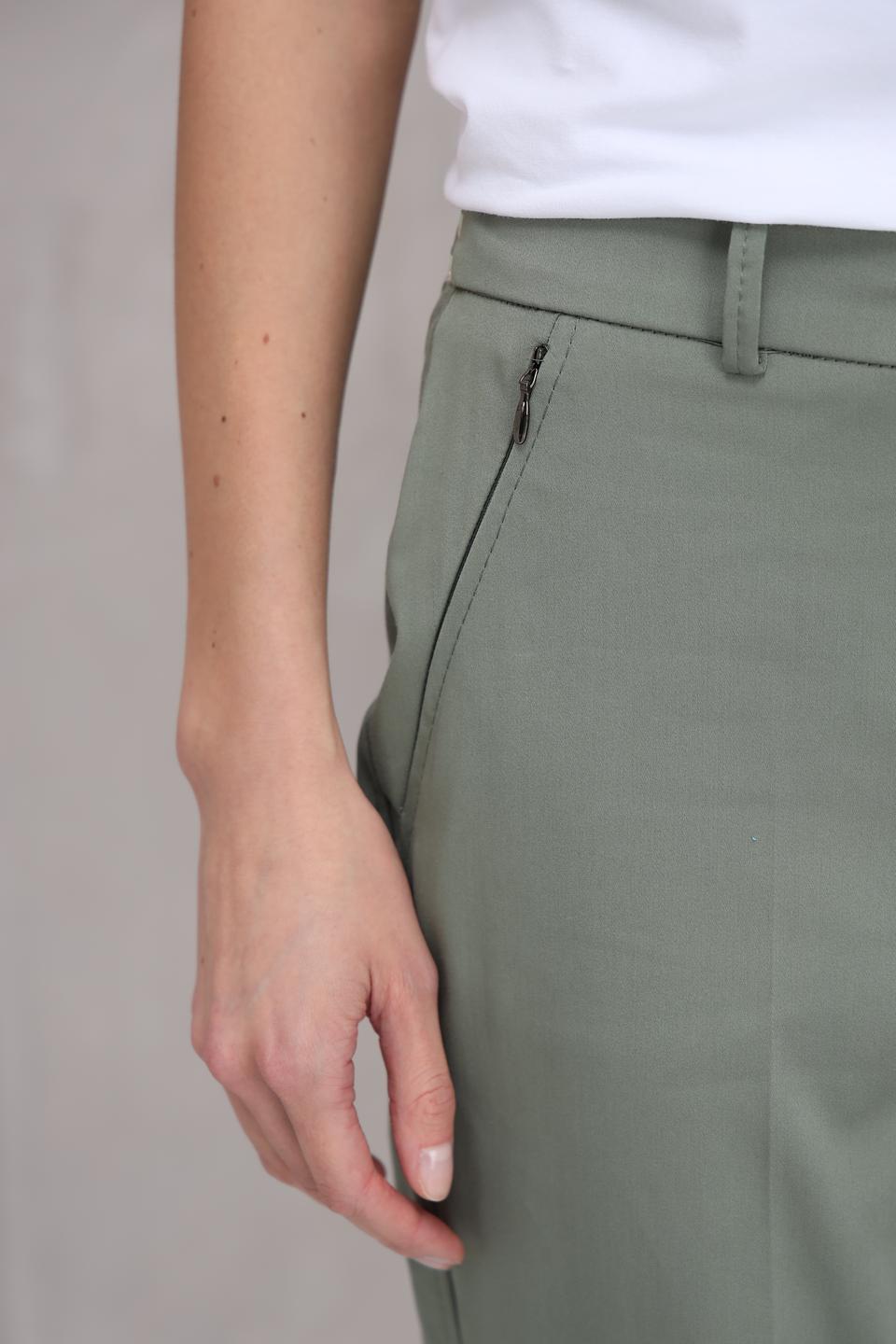 Брюки классические Bianca хаки