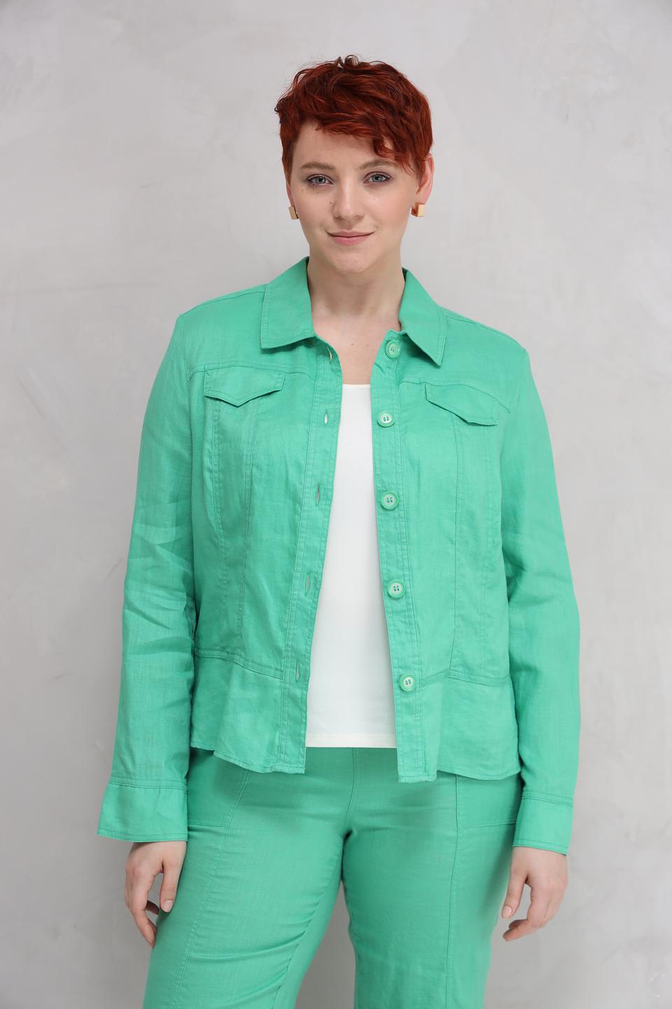 Жакет Lebek из льна лайм