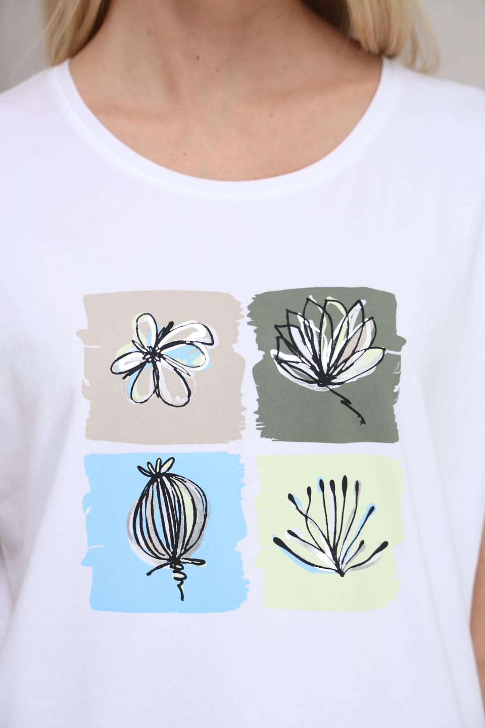 Футболка Bianca с принтом