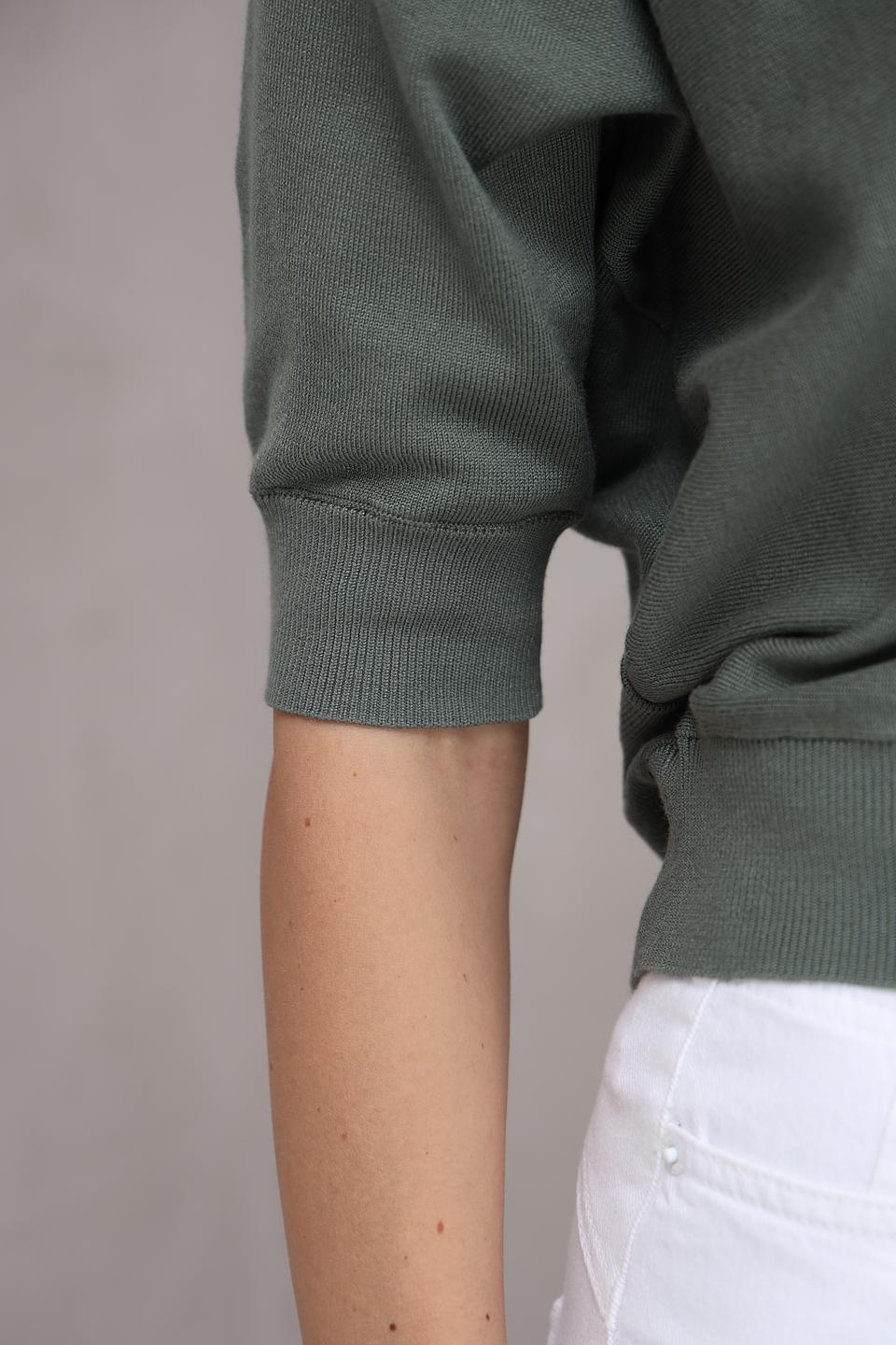 Жакет Bianca с V-образным вырезом хаки