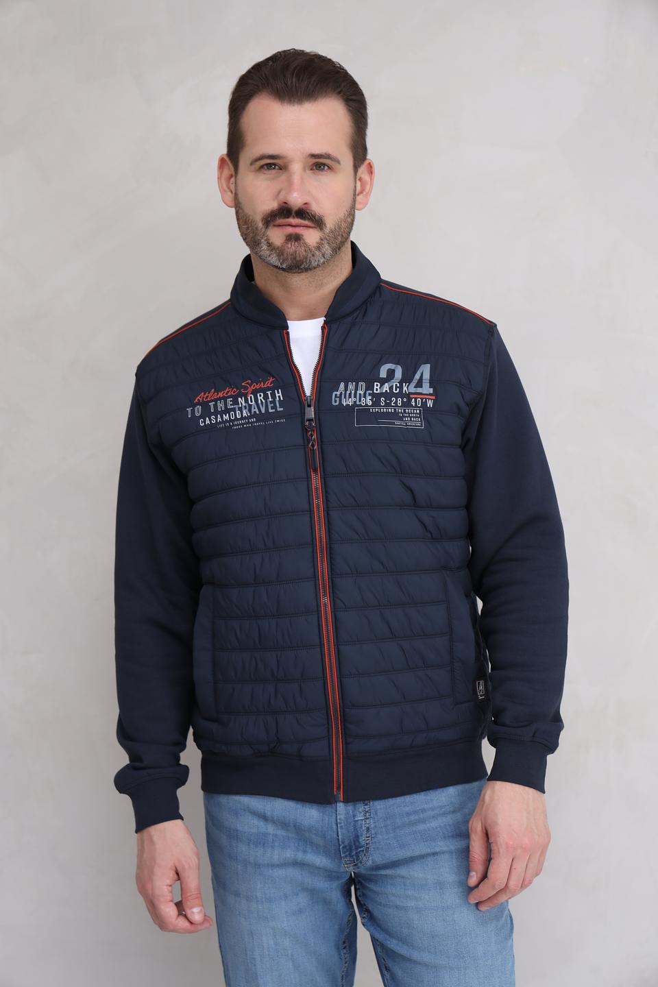 Кардиган Casa Moda стеганый синий