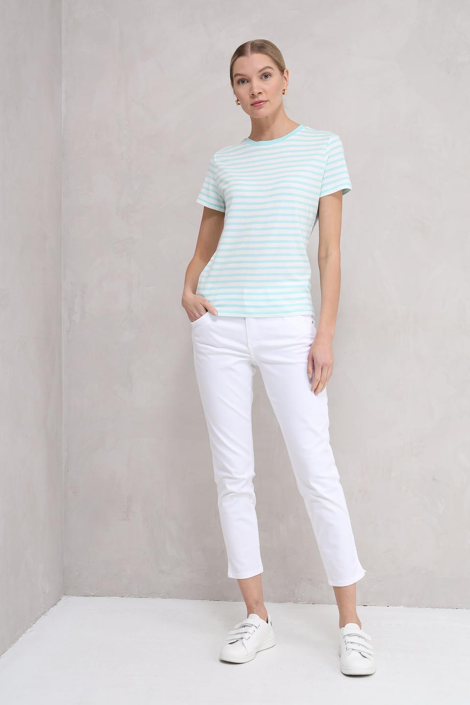 Футболка Tom Tailor в полоску голубую