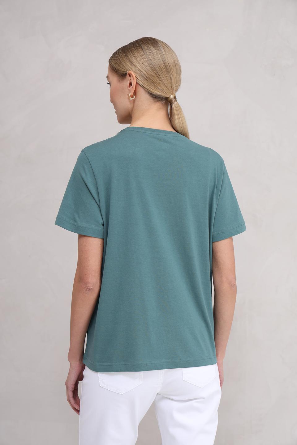 Футболка Tom Tailor с принтом, мятный