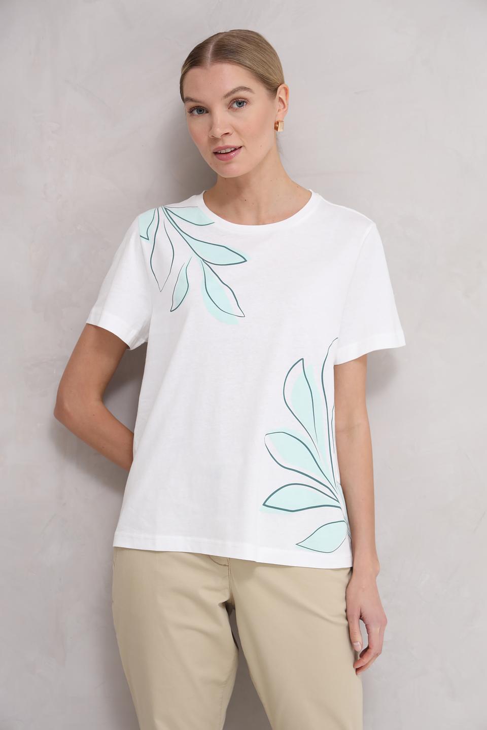 Футболка Tom Tailor с листьями