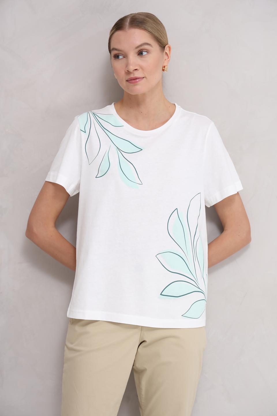 Футболка Tom Tailor с листьями