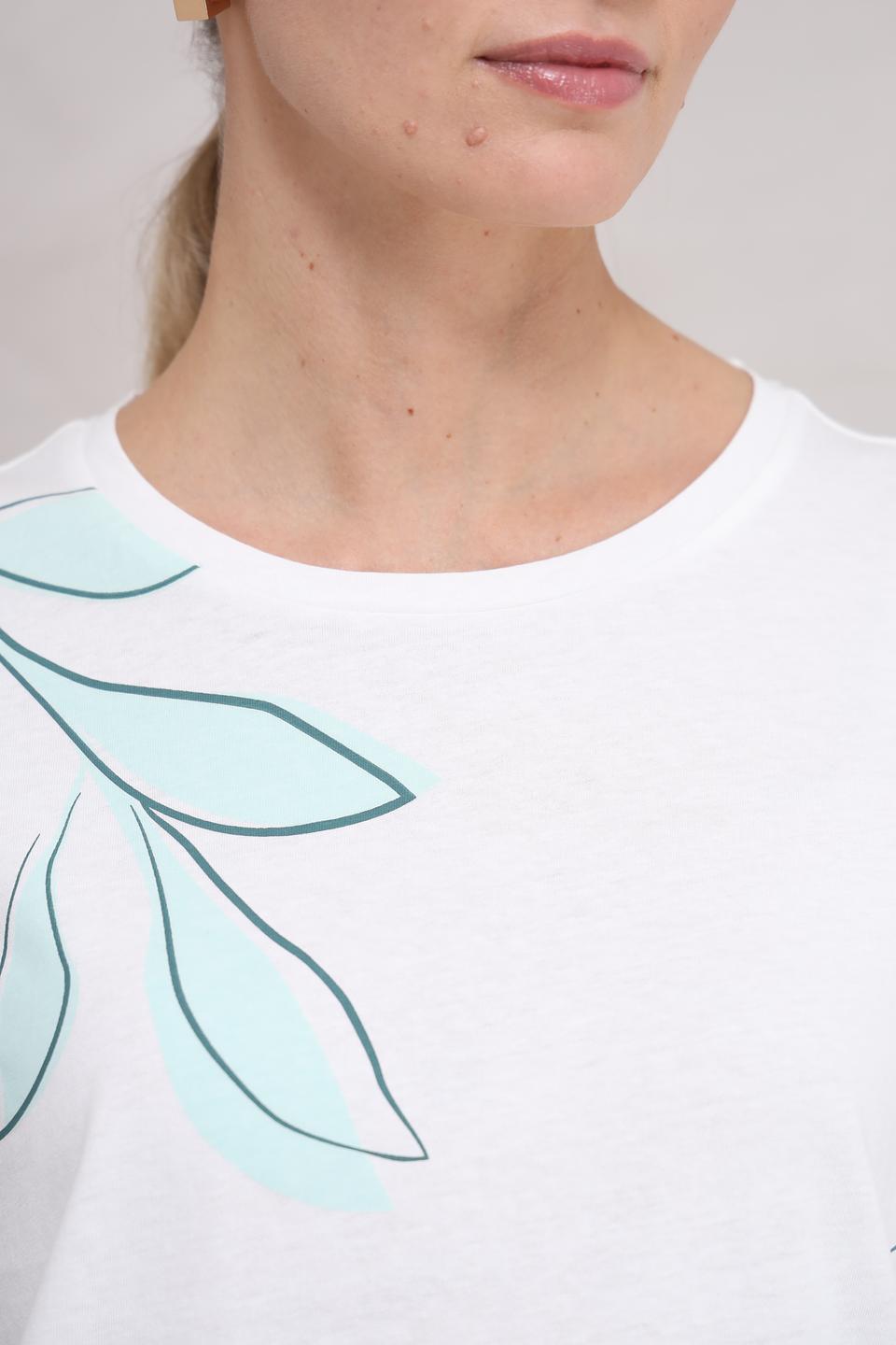 Футболка Tom Tailor с листьями