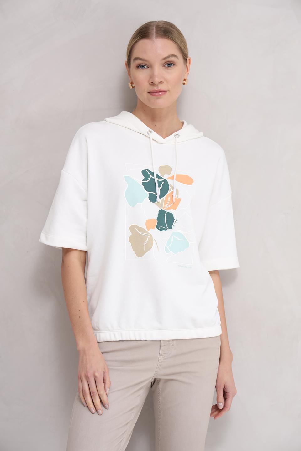 Пуловер Tom Tailor с принтом