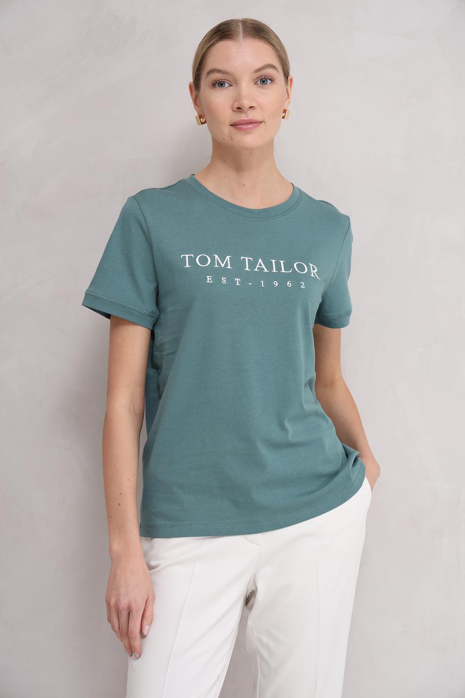 Футболка Tom Tailor EST.1962 зелёная
