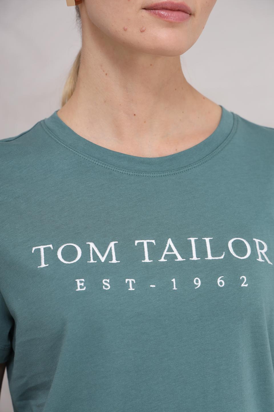 Футболка Tom Tailor EST.1962 зелёная