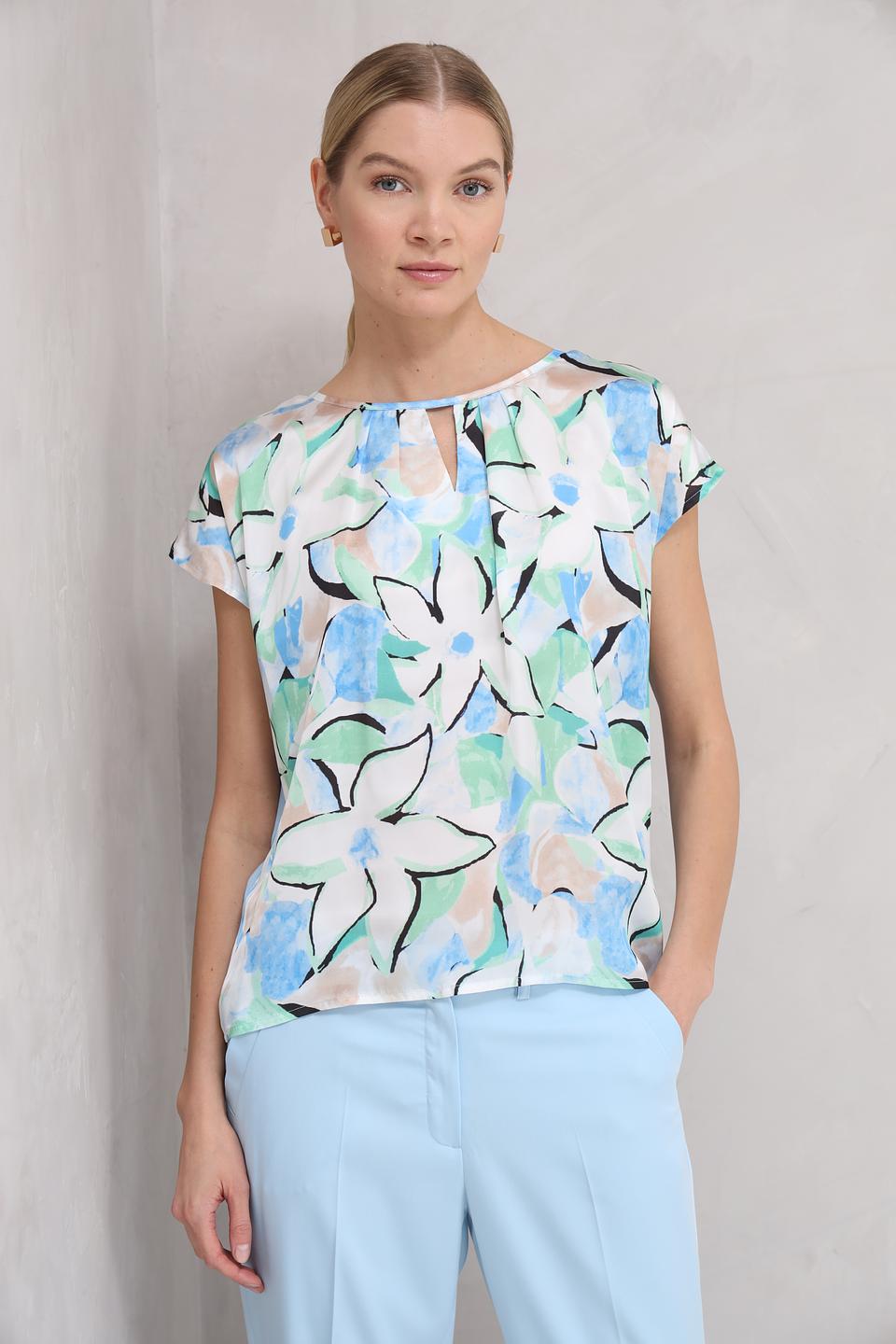 Блуза More and More с цветочным принтом