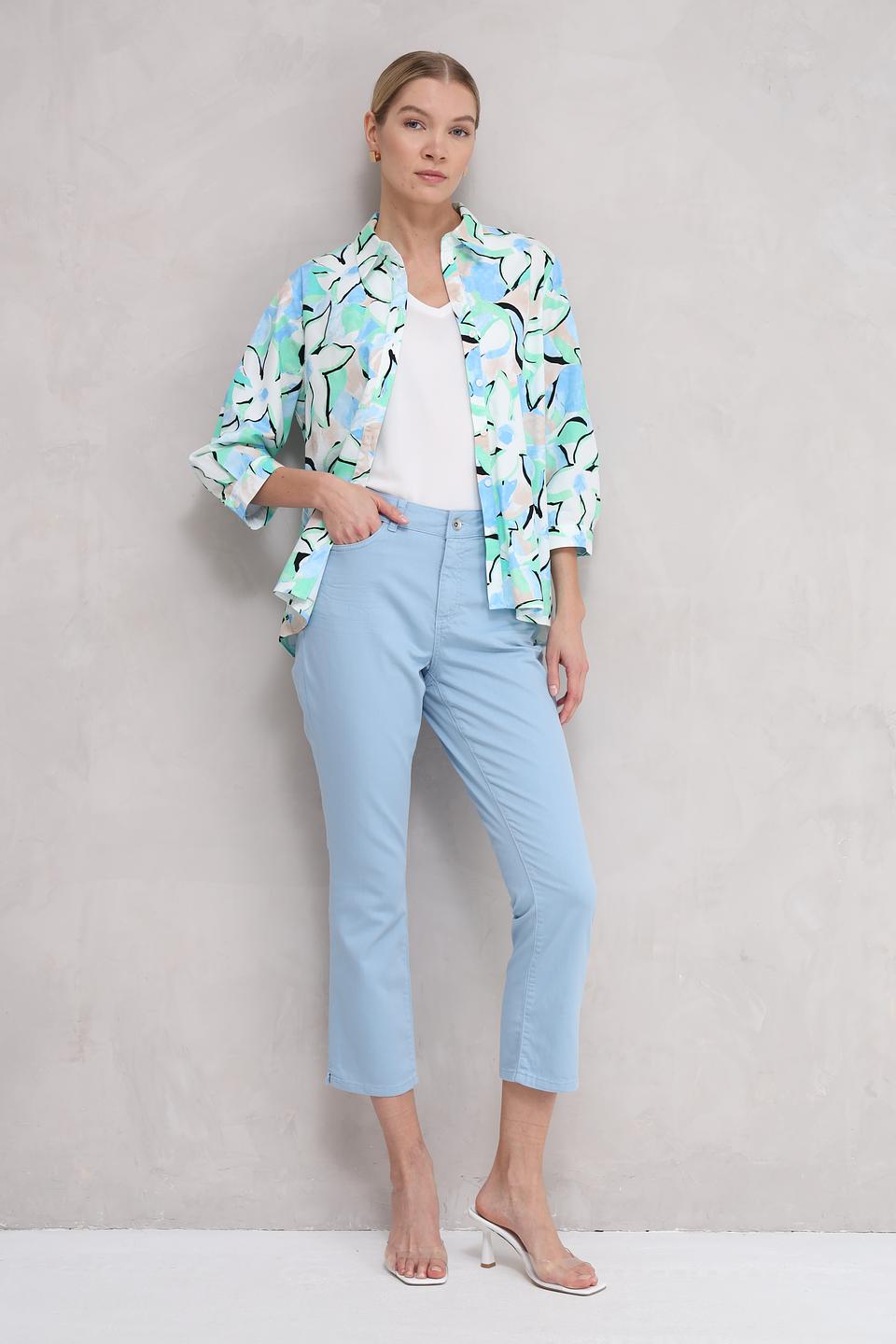 Блуза More and More с цветочным принтом