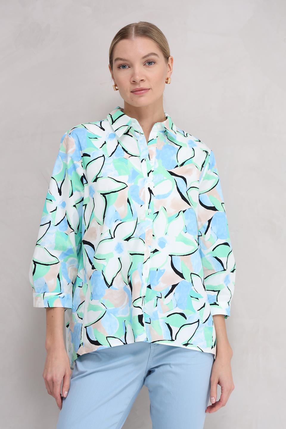 Блуза More and More с цветочным принтом
