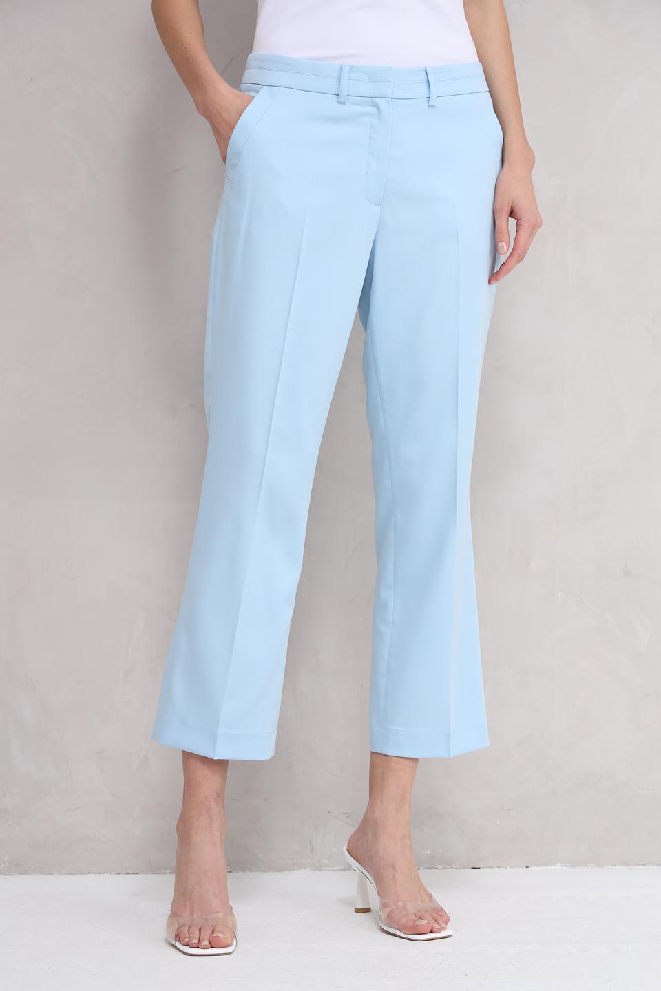 Брюки кюлоты MORE and MORE голубые