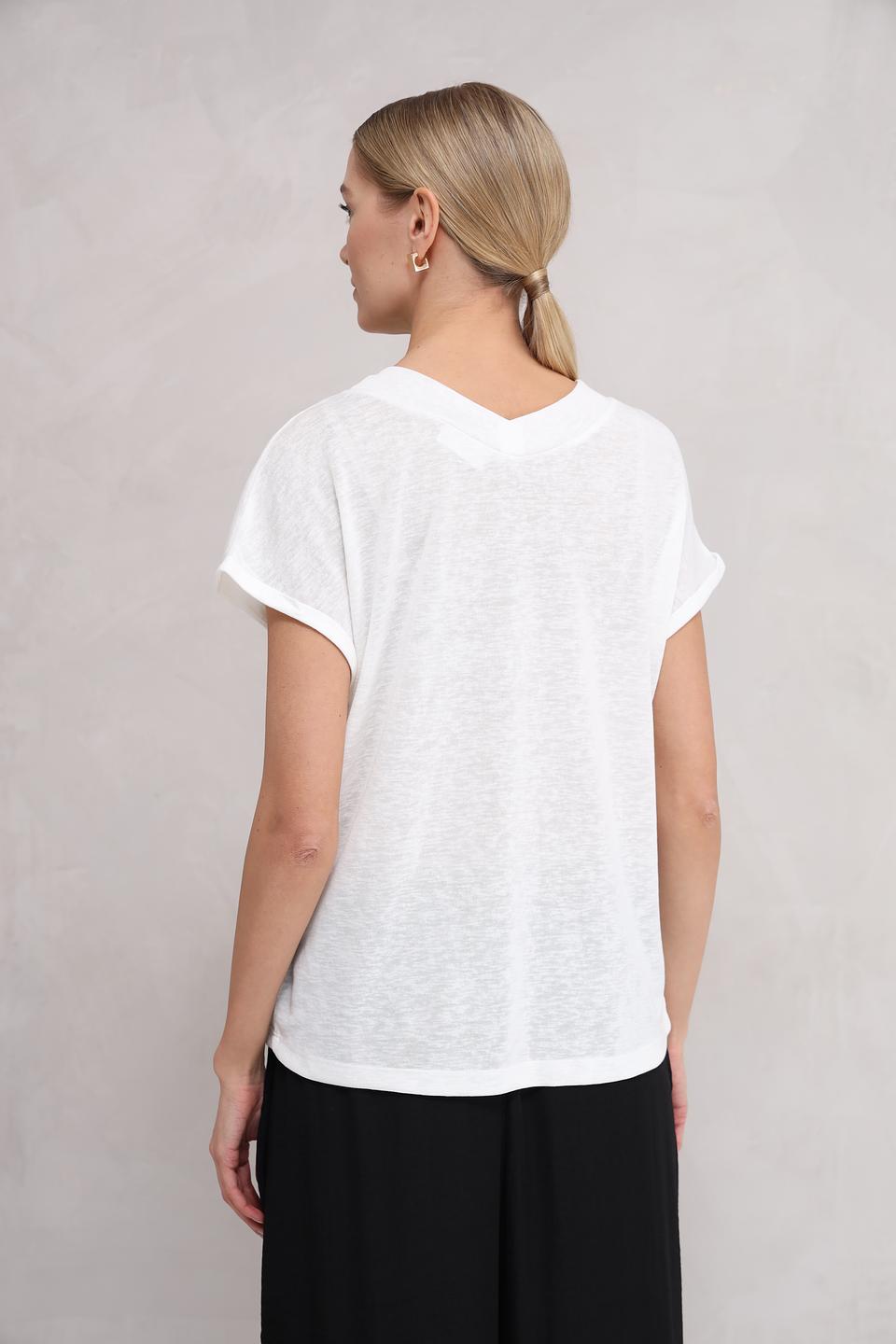 Топ Broadway V-neck белый