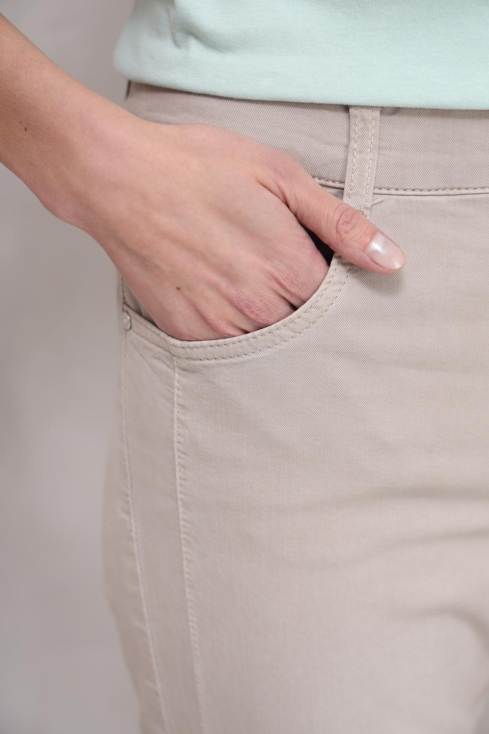 Брюки Angels прямого кроя бежевые