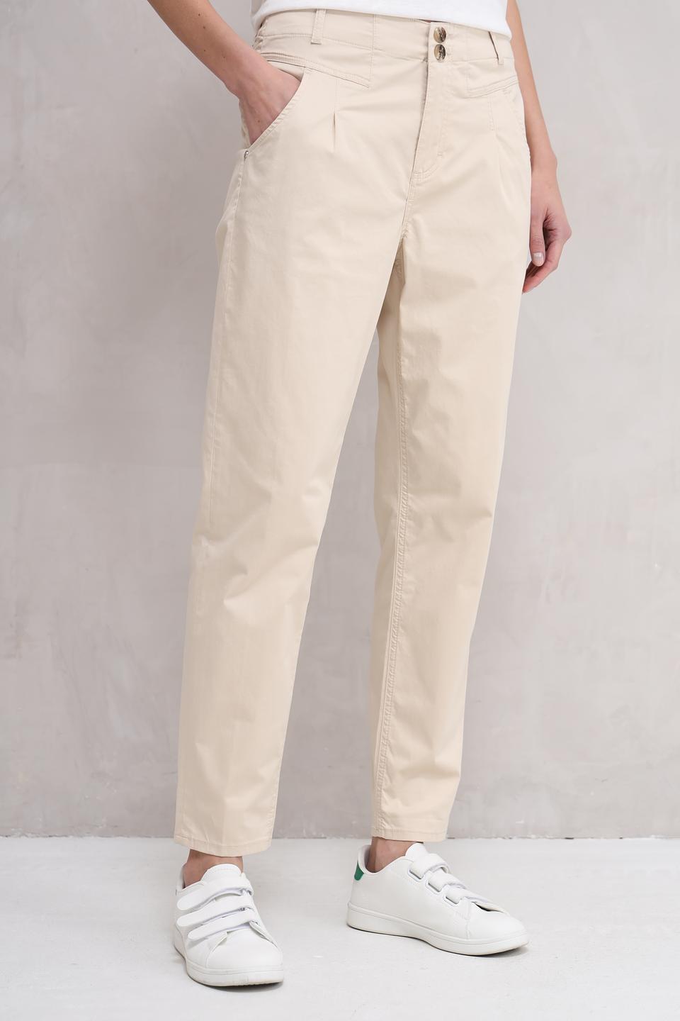 Брюки Angels прямого кроя бежевые