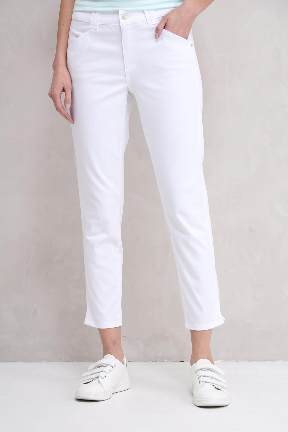 Джинсы Angels укороченные белые