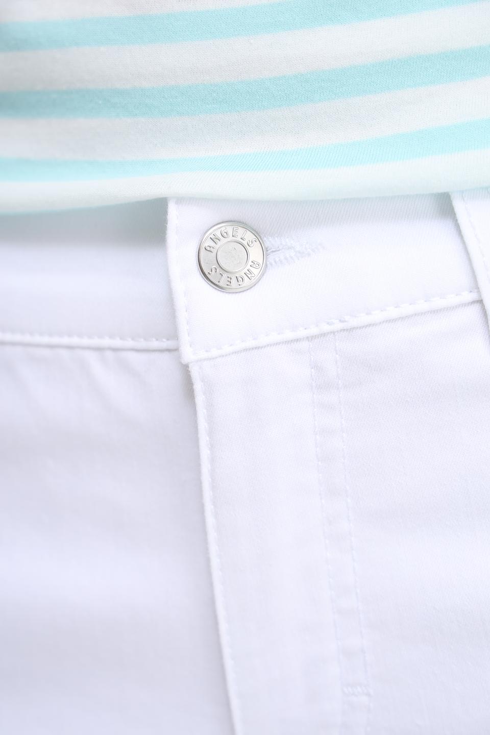 Джинсы Angels укороченные белые