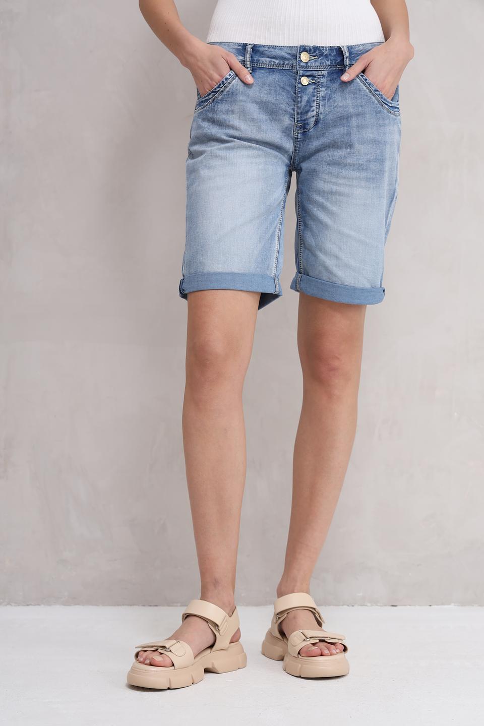 Шорты Time Zone деним голубой