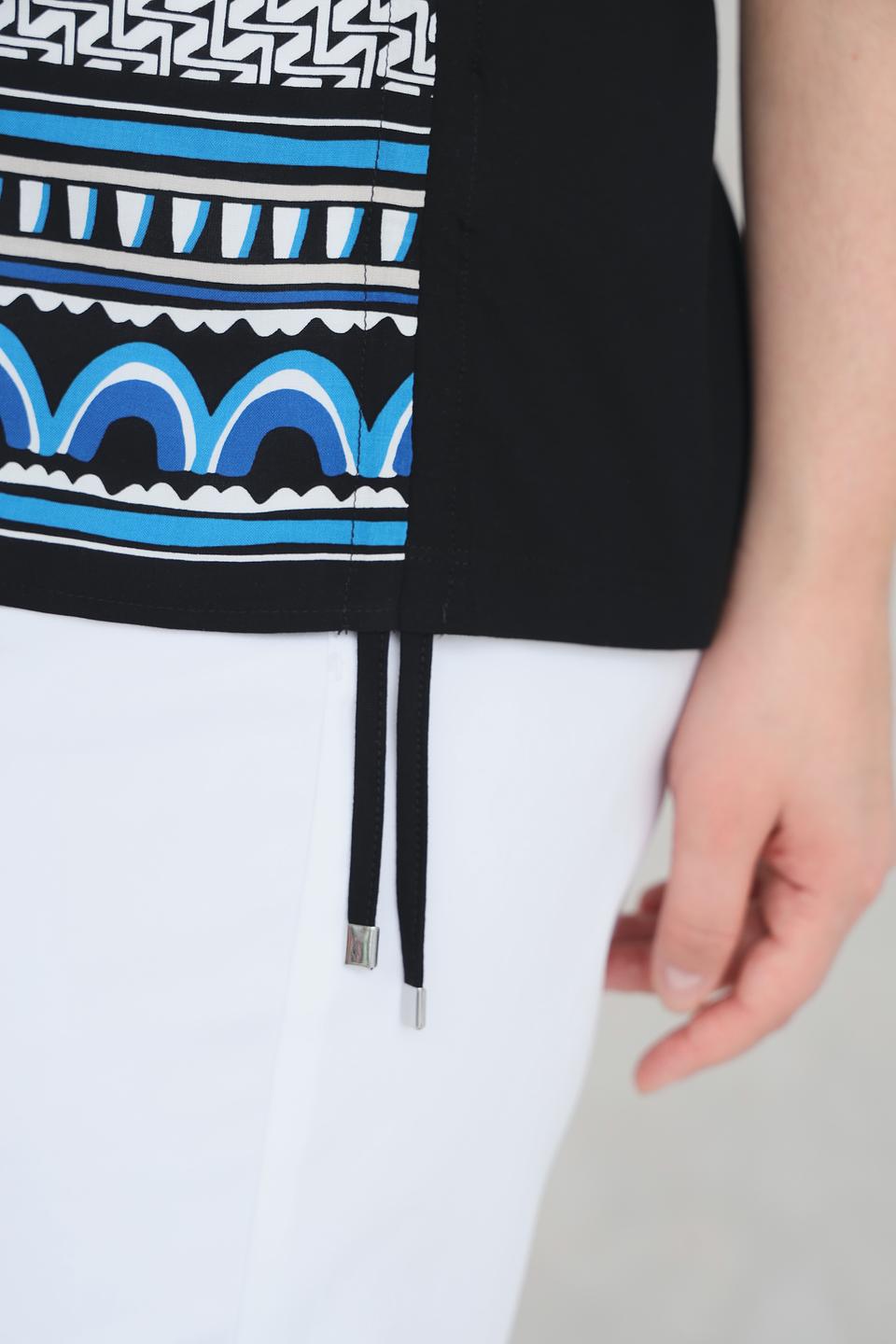 Блуза Via Appia DUE с цветочным принтом