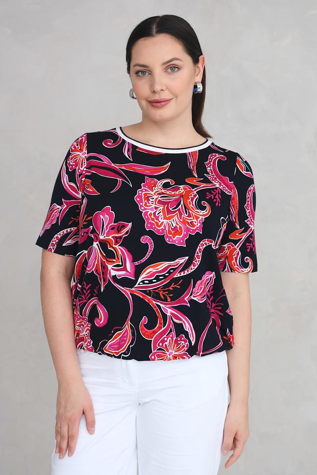 Футболка Via Appia с цветочным принтом