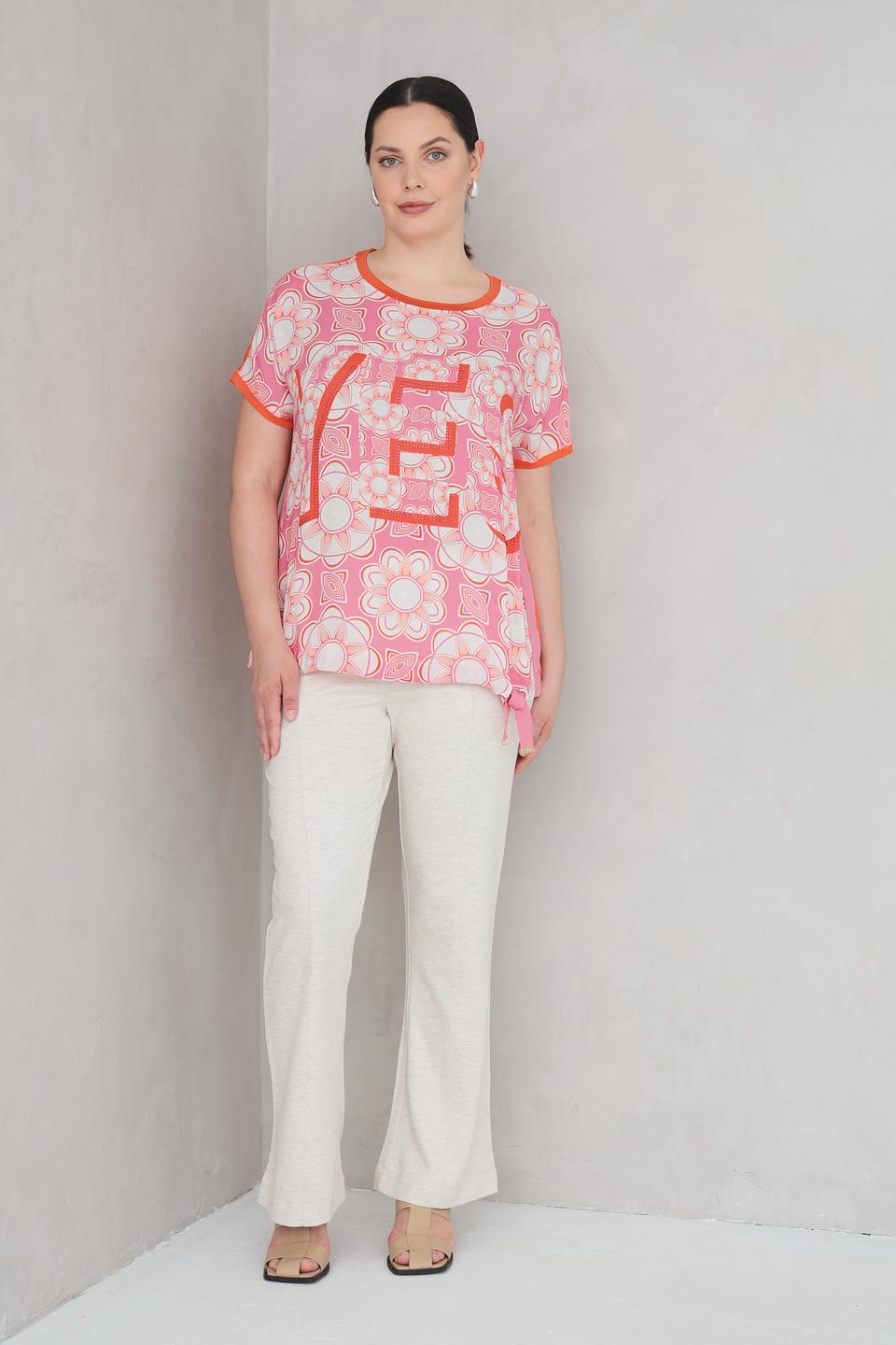 Футболка Frapp с цветочным принтом