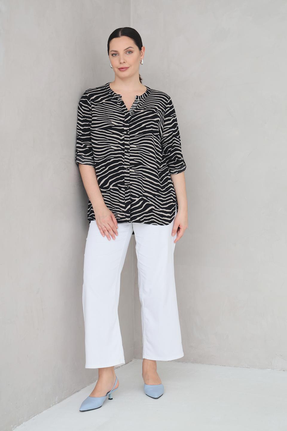 Блуза Doris Streich в полоску