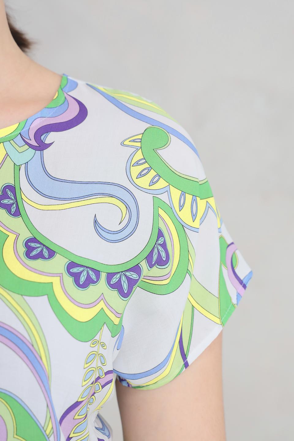 Блуза You Just White с принтом