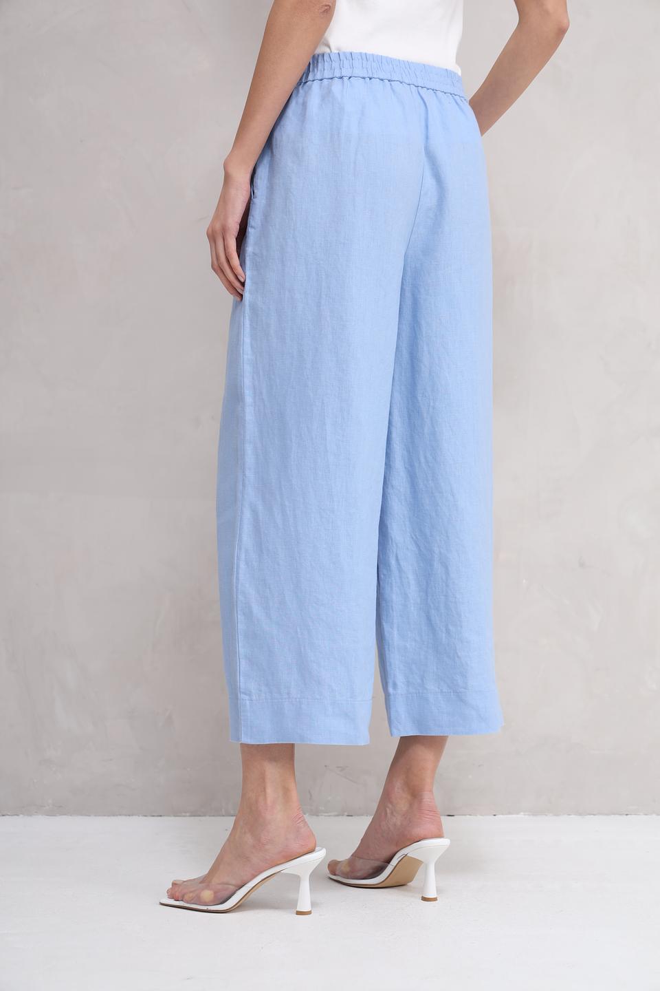 Брюки кюлоты Oui голубые