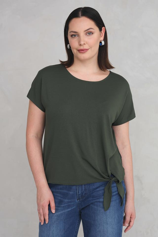 Футболка Via Appia с завязкой хаки