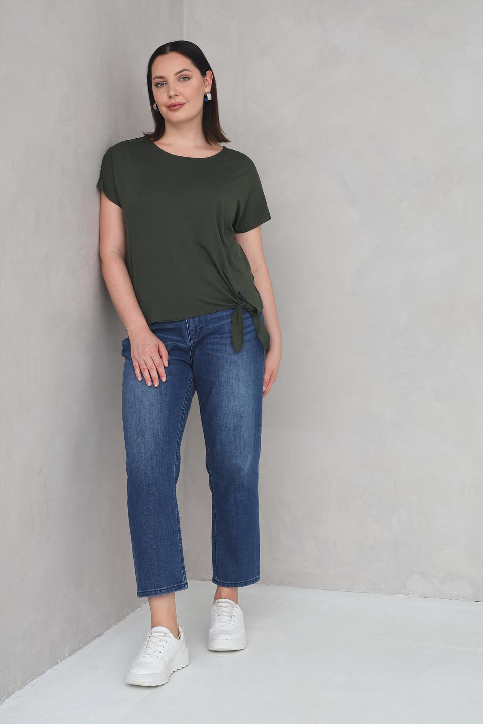 Футболка Via Appia с завязкой хаки