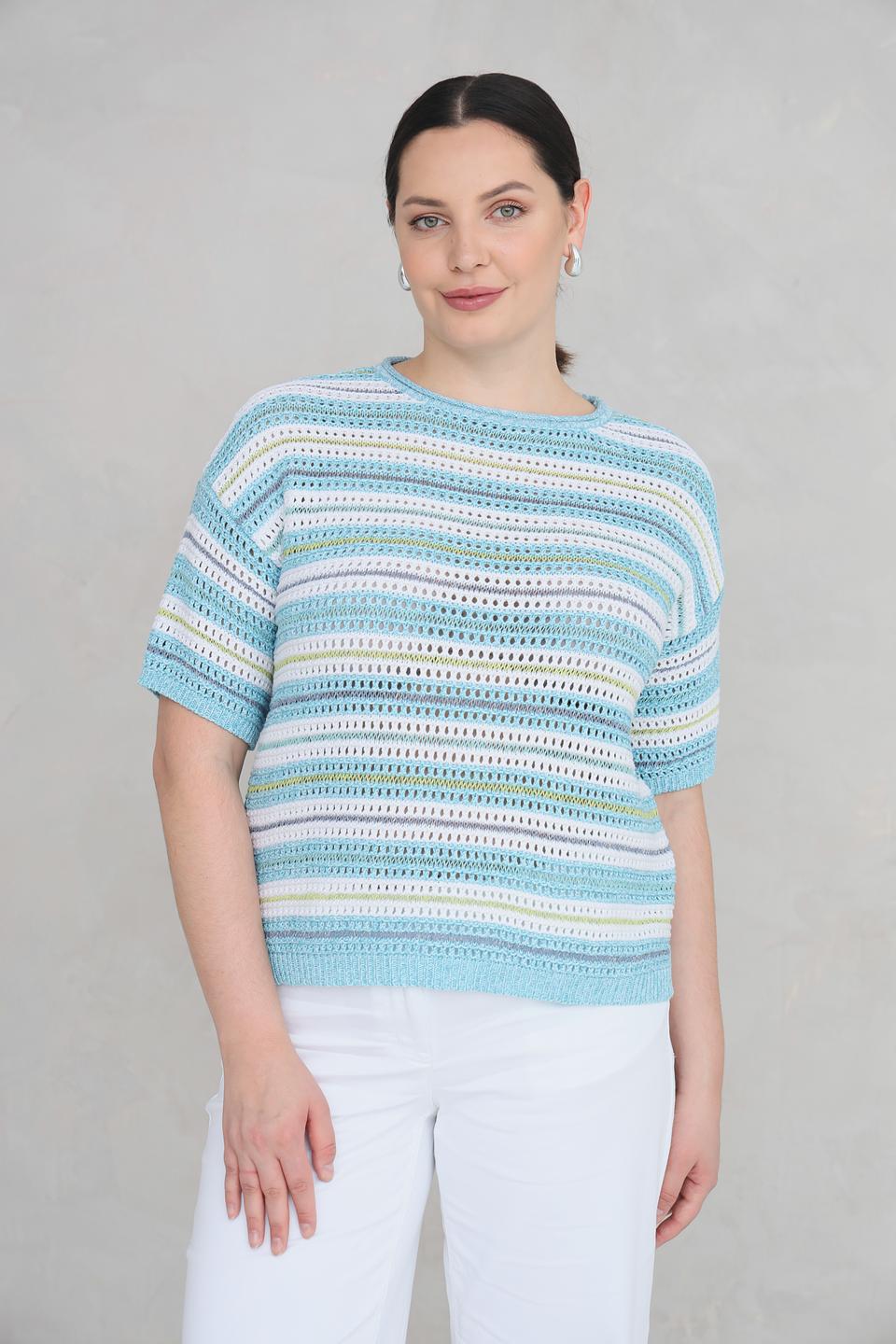 Пуловер Rabe collection в полоску