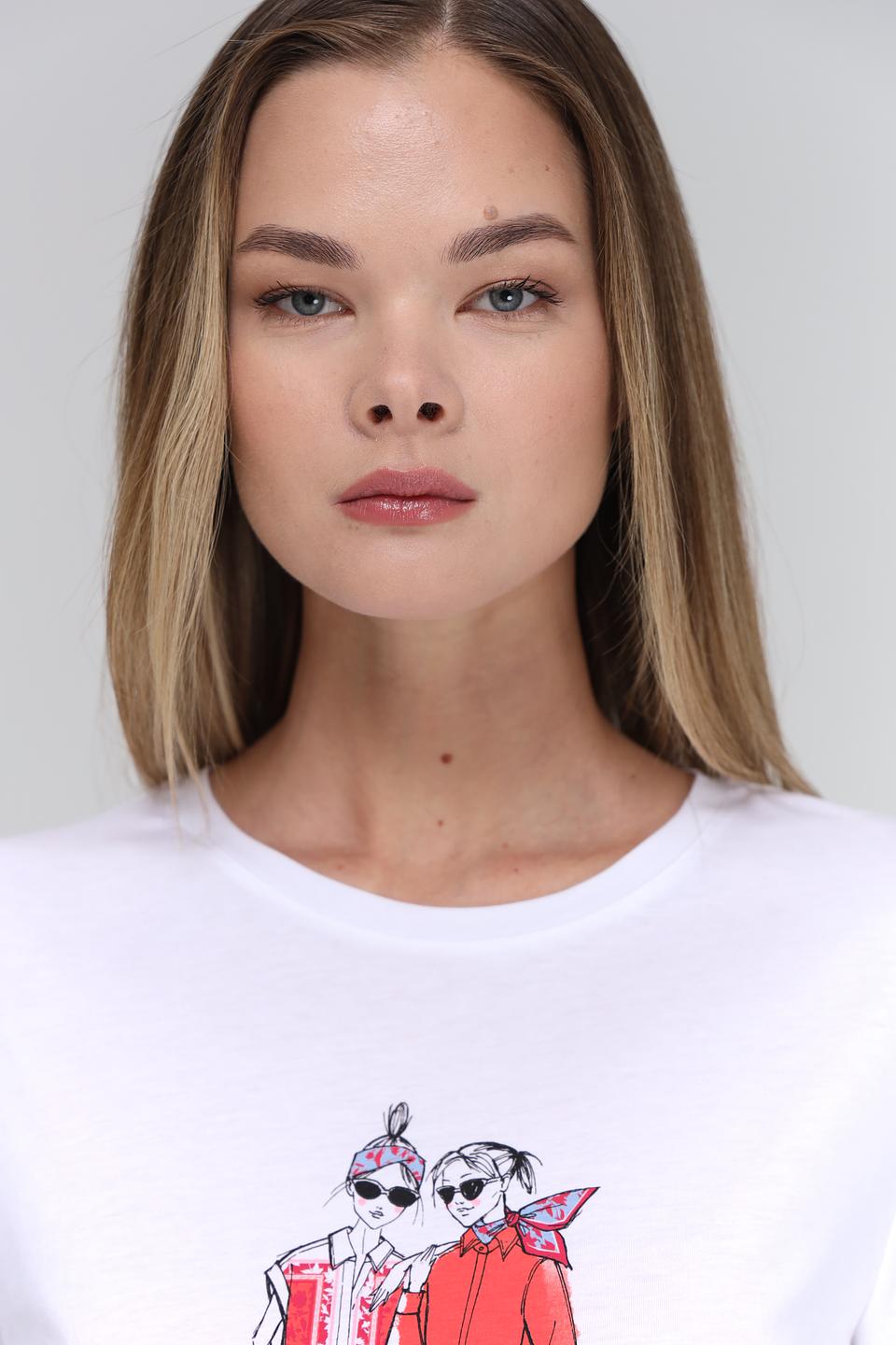 Футболка Maerz с принтом