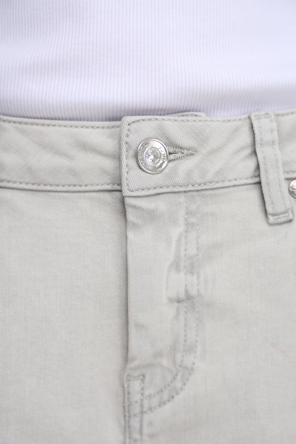 Брюки Monari с вышивкой бежевые