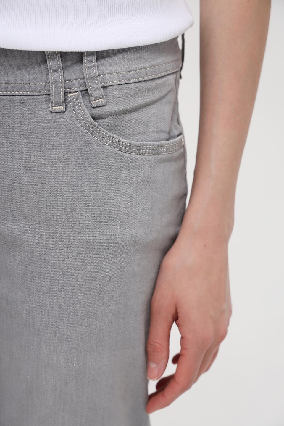 Джинсы Ppep. серые с манжетами