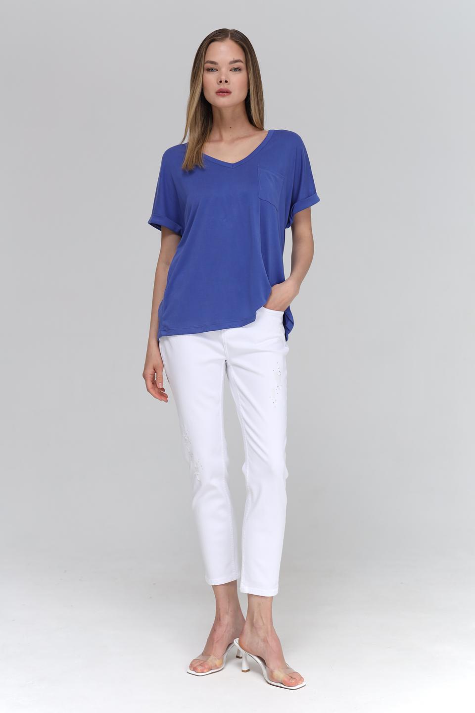 Джинсы Monari с потертостями