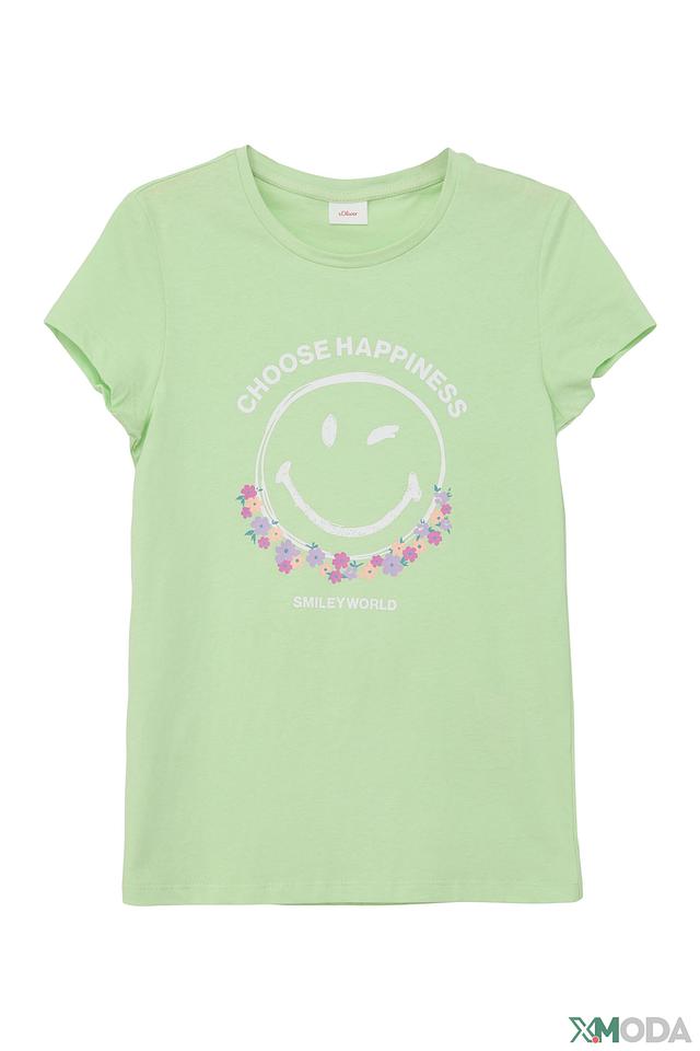 Футболка s.Oliver с принтом лайм