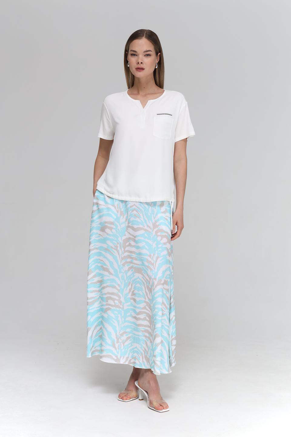 Блуза Tuzzi с карманом белый